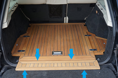 Genuine Wooden Teak Tailgate Boot Panel for Range Rover L322 Ultimate Edition