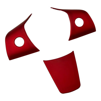 Steering Wheel Column Cover Trims for Tesla Model 3 - Red
