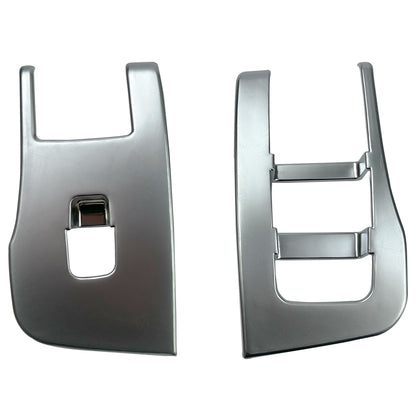 Window Switch Surrounds Trim in Silver for Tesla Model 3 - LHD