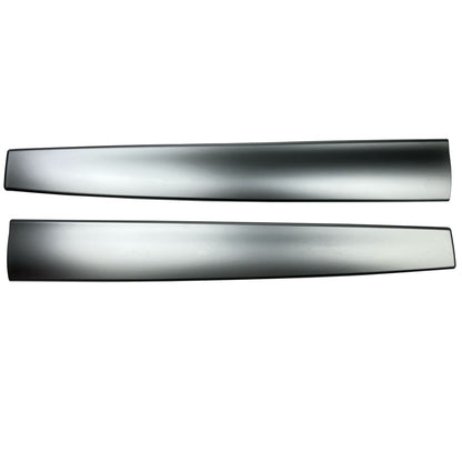 Front Dashboard Panel Covers in Silver for Tesla Model 3 - 2pcs