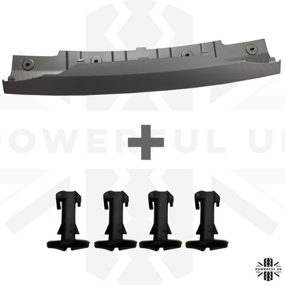 Front Tow Eye Cover in Silver for Land Rover Discovery 4 Facelift 2014-16 - Genuine