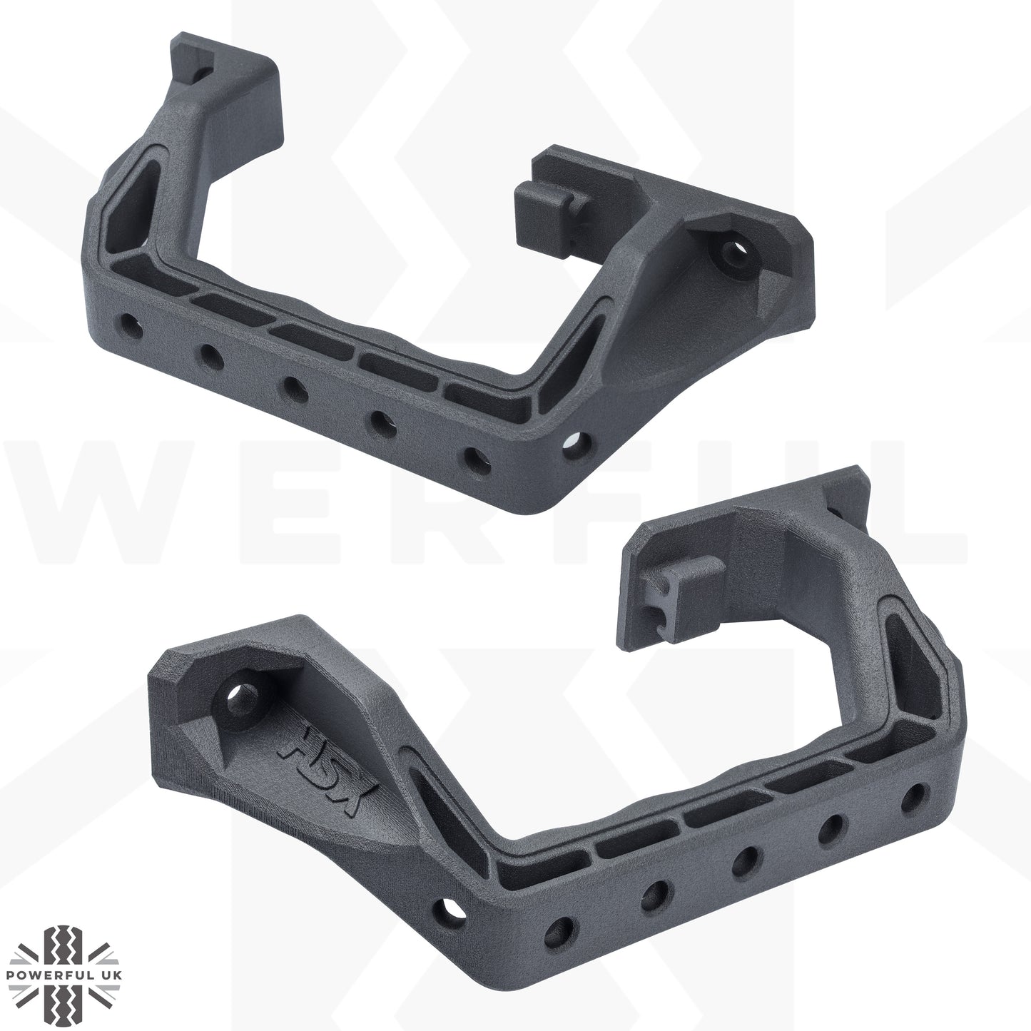 2x Roof Grab Handles for Land Rover Defender L663 - for REAR handles - Downward Angled