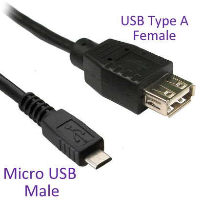 Remote USB Charging Unit for Motorbike with USB & Micro USB Leads