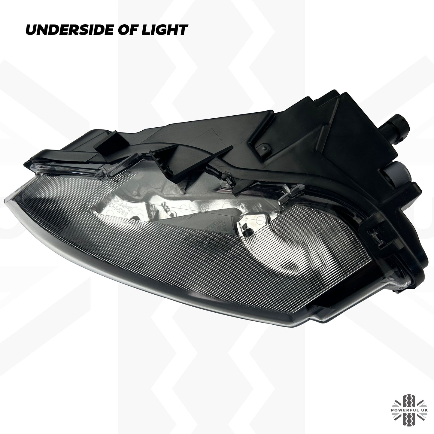 Front Bumper LED Fog Light in Black for Range Rover Evoque - Right