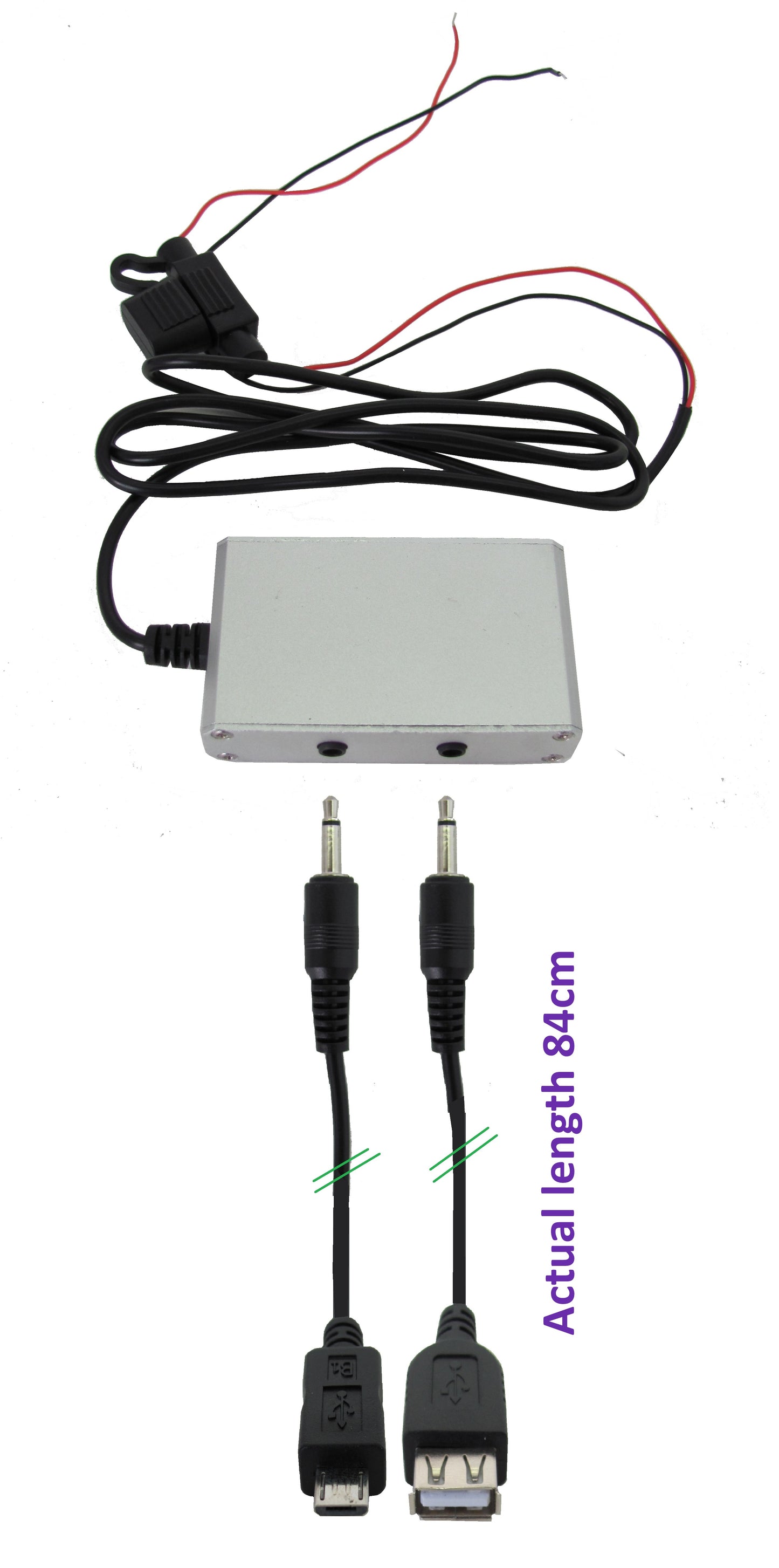 Remote USB Charging Kit for Land Rover Defender with USB & Micro USB Leads