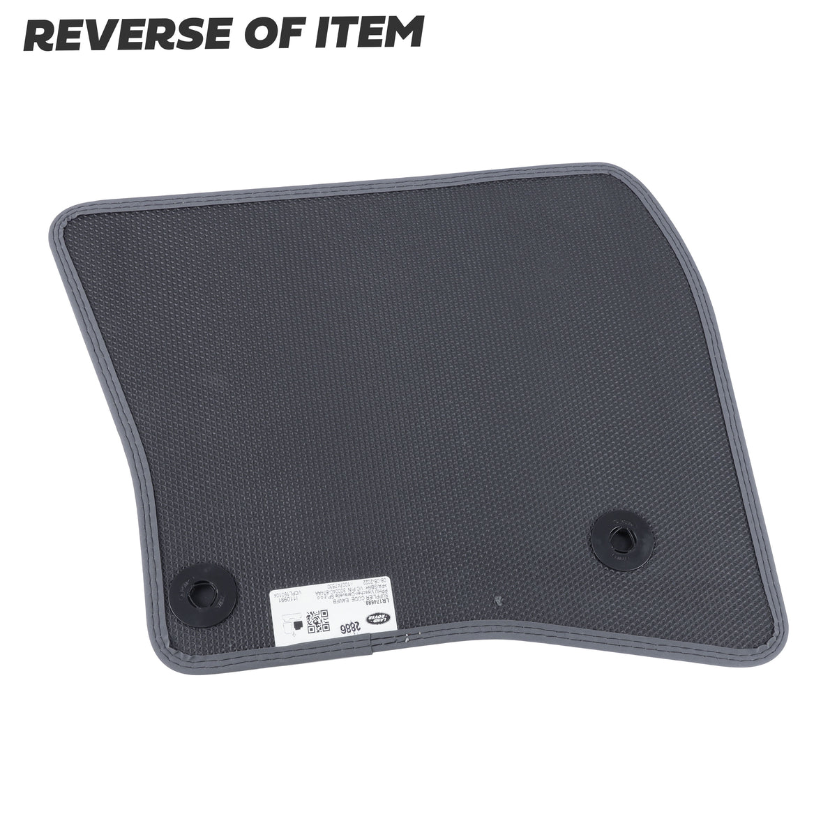 Grey Carpet Floor Mat Set - Genuine - for Land Rover Defender L663 (90 models) - LHD