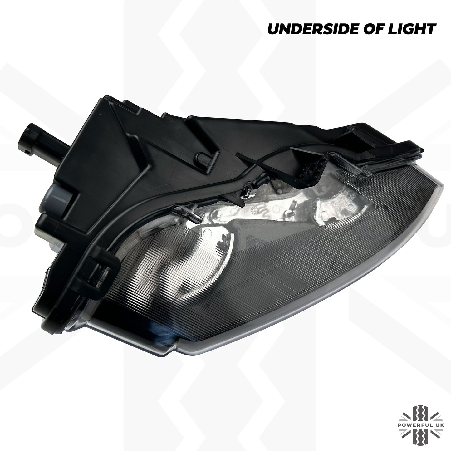 Front Bumper LED Fog Light in Black for Range Rover Evoque - Left