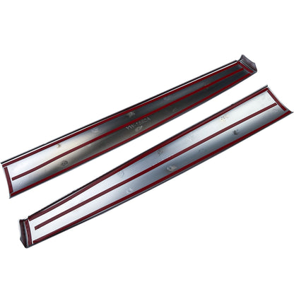 Front Dashboard Panel Covers in Silver for Tesla Model 3 - 2pcs