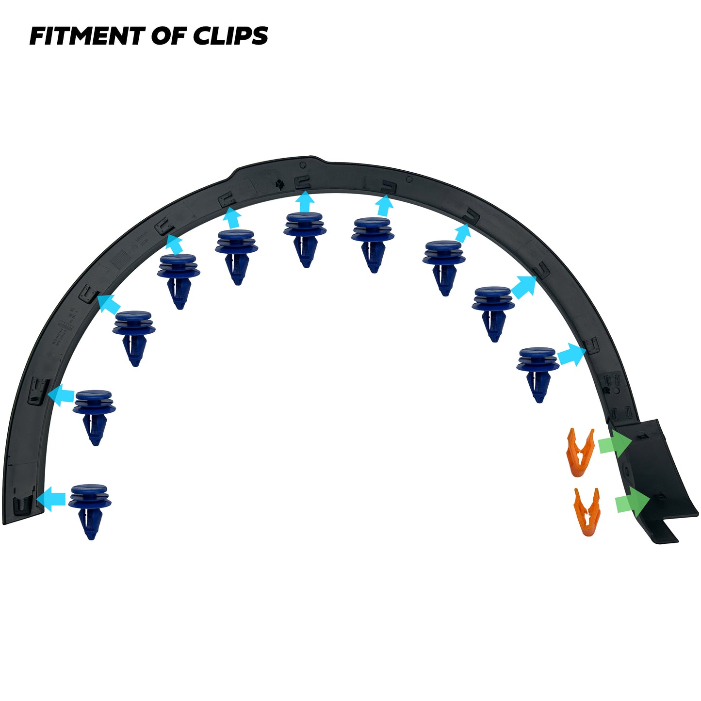 Front Wheel Arch Trim (with PDC hole) for Land Rover Discovery Sport (2015-19) - Right