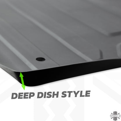 Rubber Floor Mat Set (Genuine) - RHD - for Land Rover Discovery Sport (2014-18)