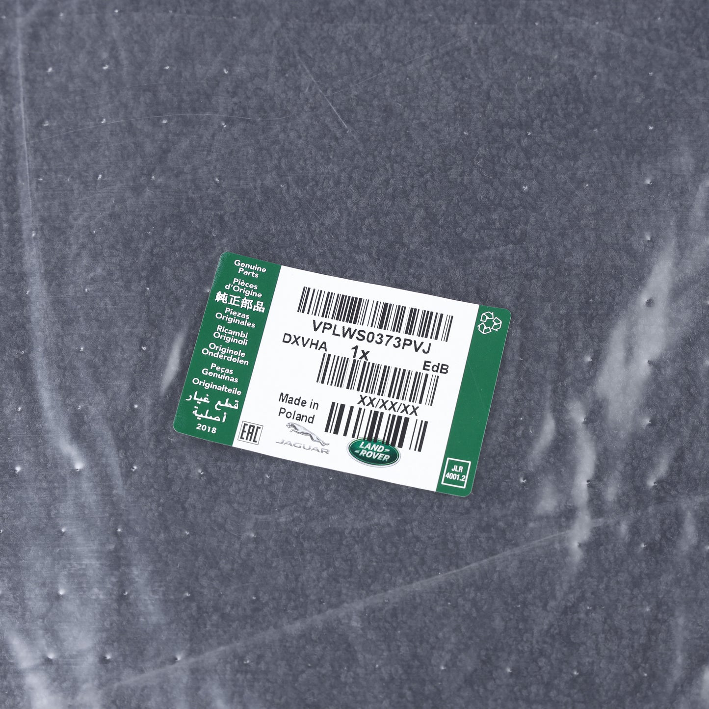 Genuine Captet Boot Mat for Range Rover Sport L494