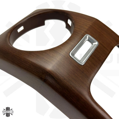 Genuine Dashboard End Panel in Walnut Veneer for Land Rover Discovery 3 - Left