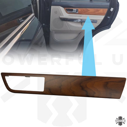 Rear Right Door Card Insert for Range Rover Sport 2010-13 - Walnut