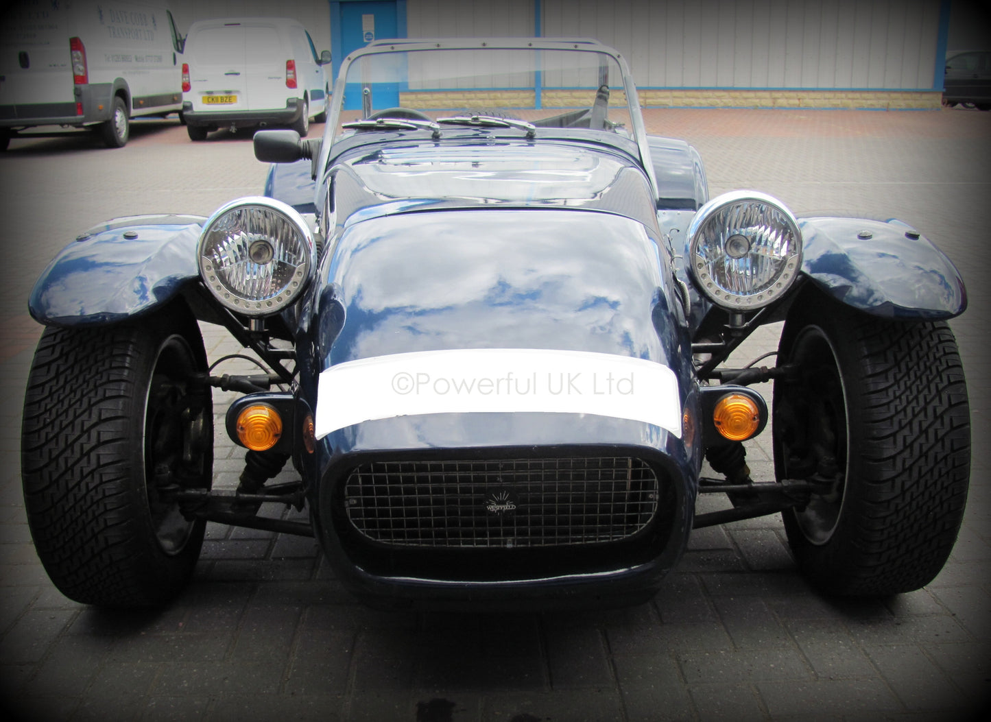 Kit Car Round 7" Headlight - DRL Style - LHD