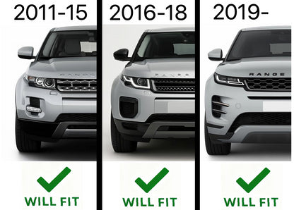 Genuine 4x Black Green Alloy Wheel Centre Caps for Range Rover Evoque