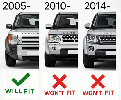 Supercharged Style Front Grille in Chrome for Land Rover Discovery 3