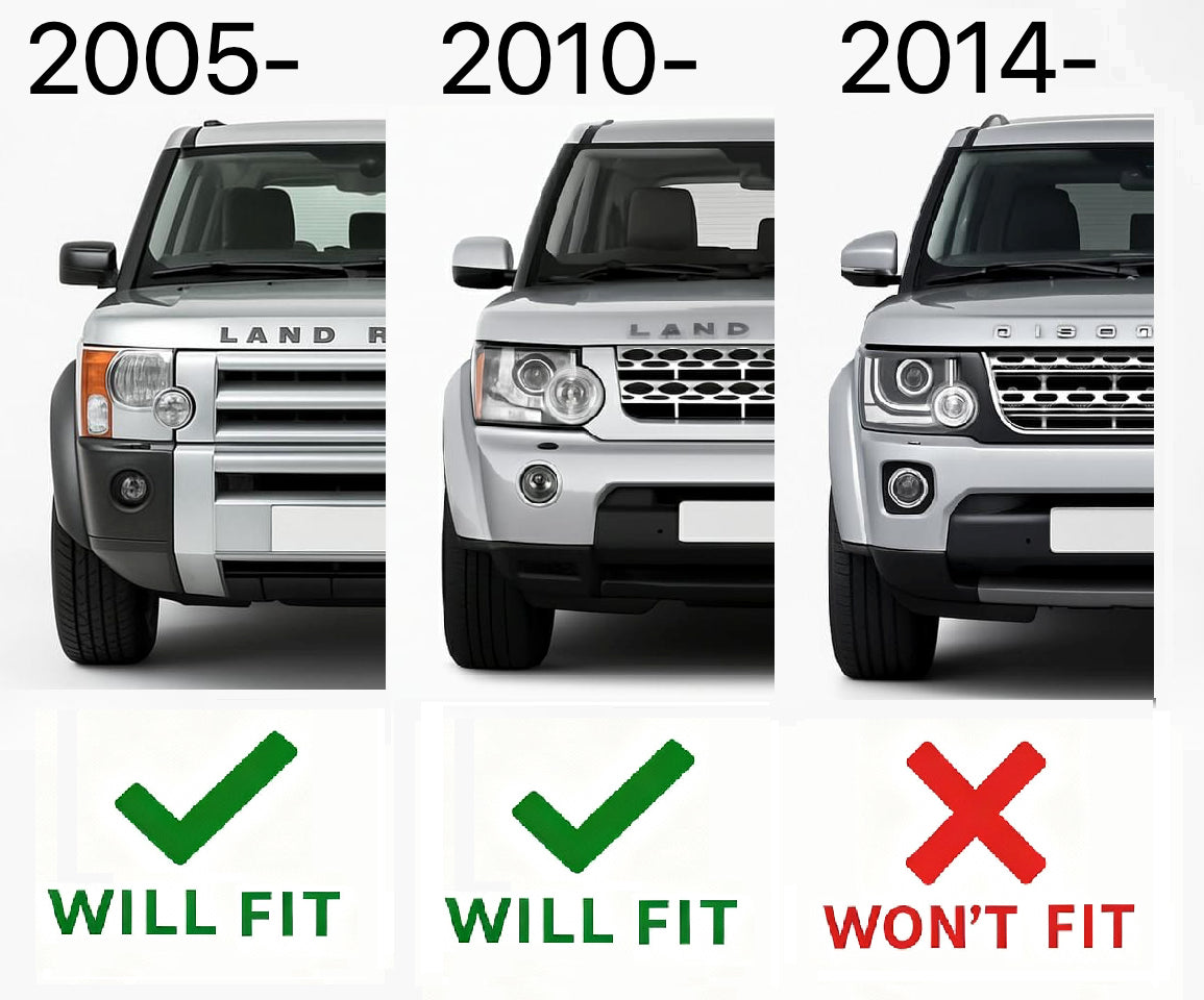 Side Repeaters for Land Rover Discovery 3 & 4  (Pair) - LED - Clear