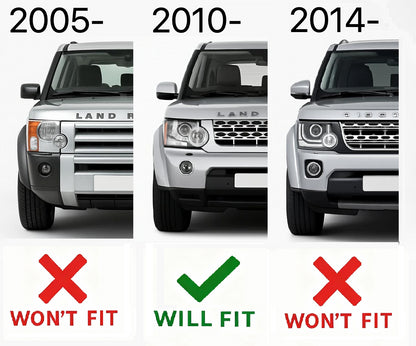 Front Bumper Fog Lamp Bezel - ABS - for Land Rover Discovery 4 2010-14 - LH