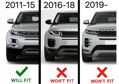 Front Bumper Tow Eye Cover for Range Rover Evoque 2011-15 - Dynamic - Aftermarket