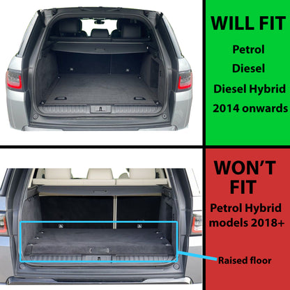 HSX Rubber Boot Liner Mat for Range Rover Sport L494