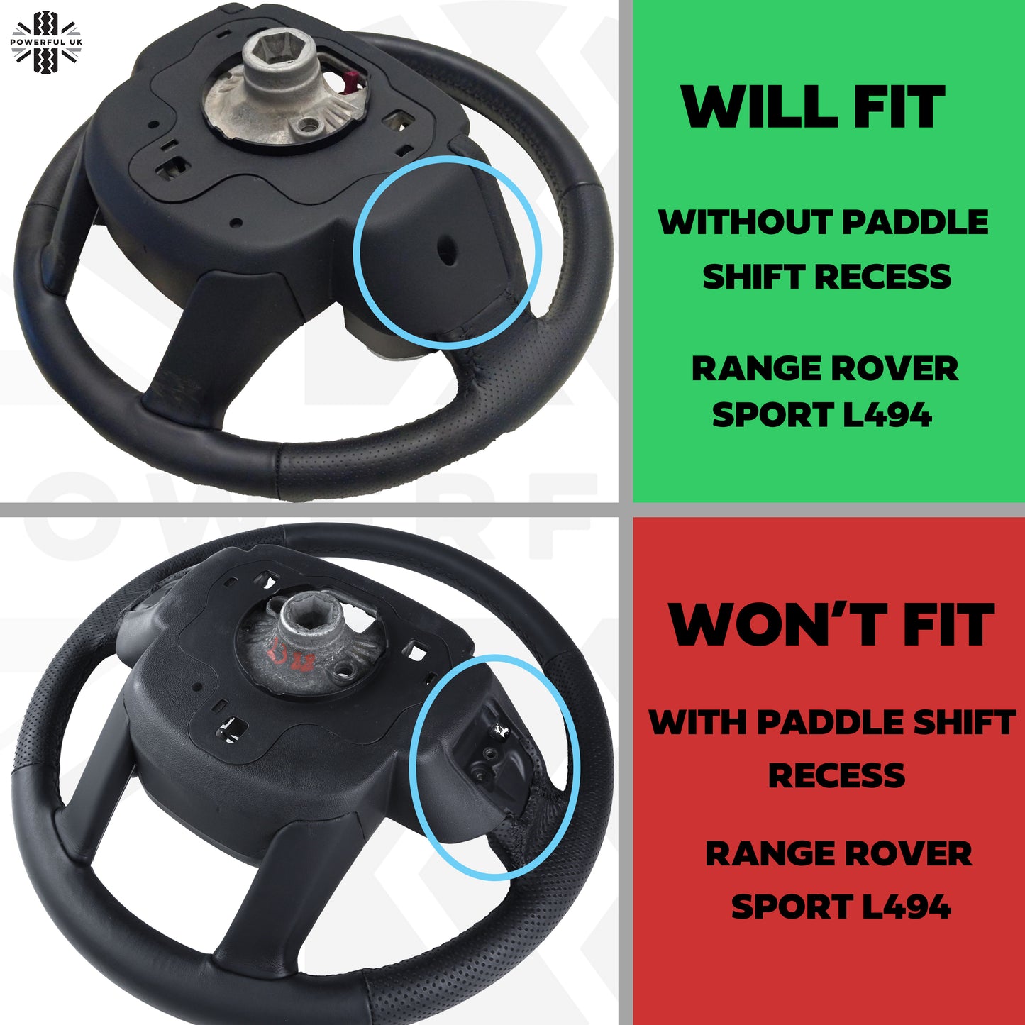 Genuine Heated Steering Wheel Module Loom for Range Rover Sport L494