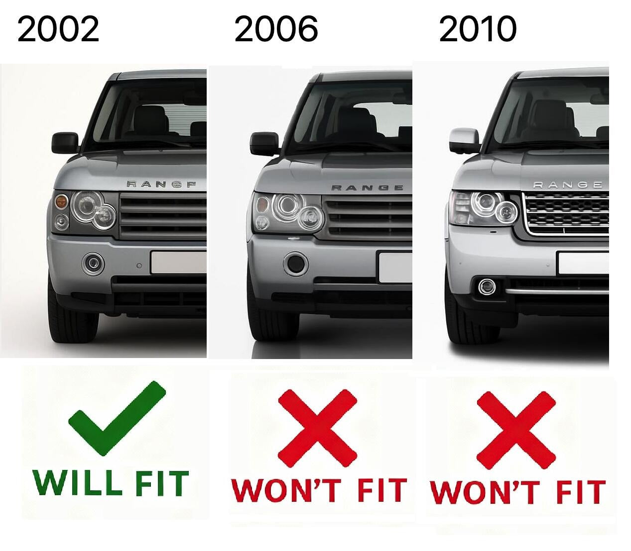 Centre Console Dash Pillar Black Piano for Range Rover L322 - Right