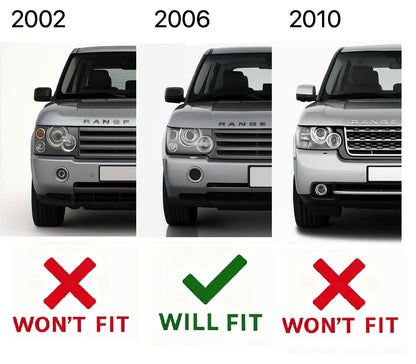 Chrome Fog Lamp Bezels for Range Rover L322 2006-09