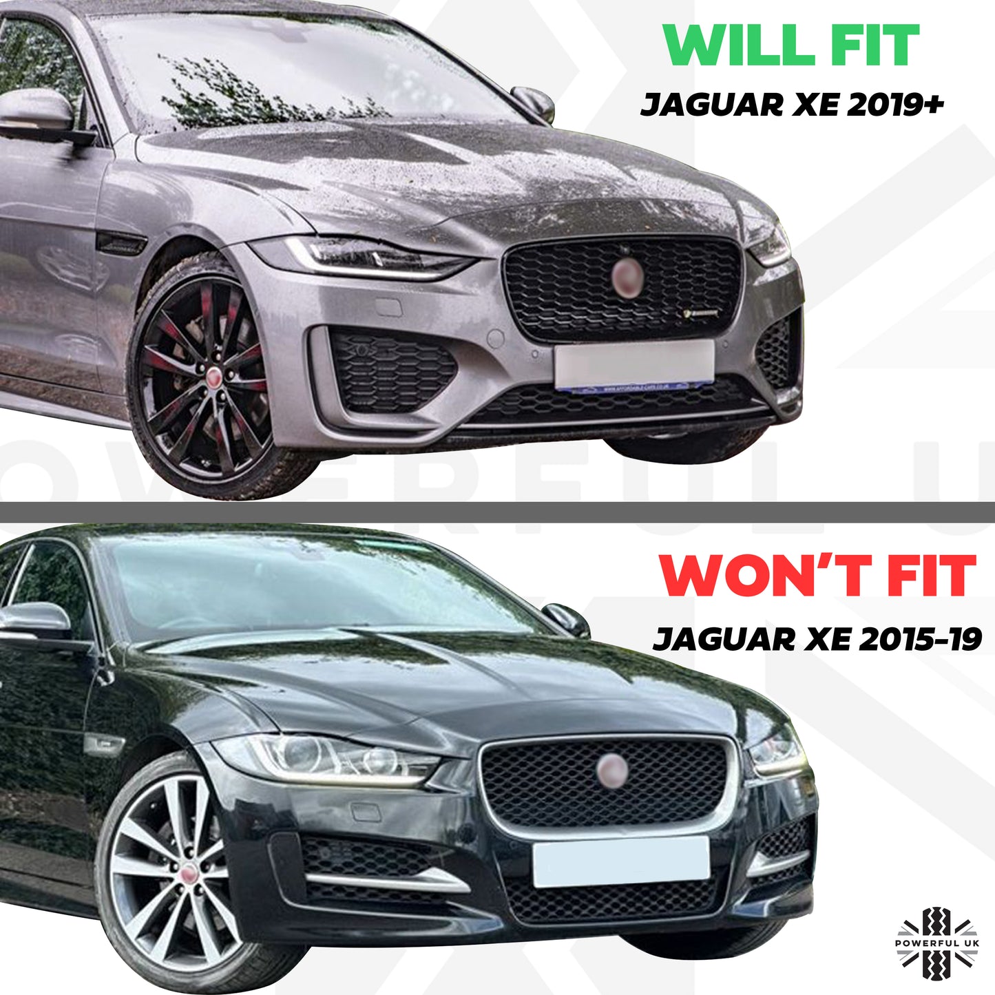 Replacement Headlight Lens for Jaguar XE 2019+ - LH
