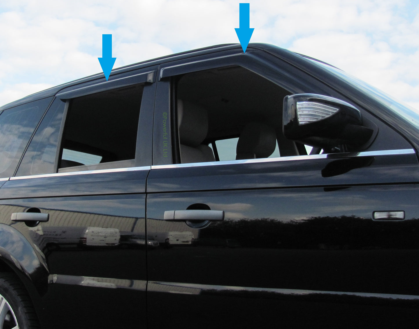 Window Wind/rain deflector kit for Range Rover Sport 2005-2013