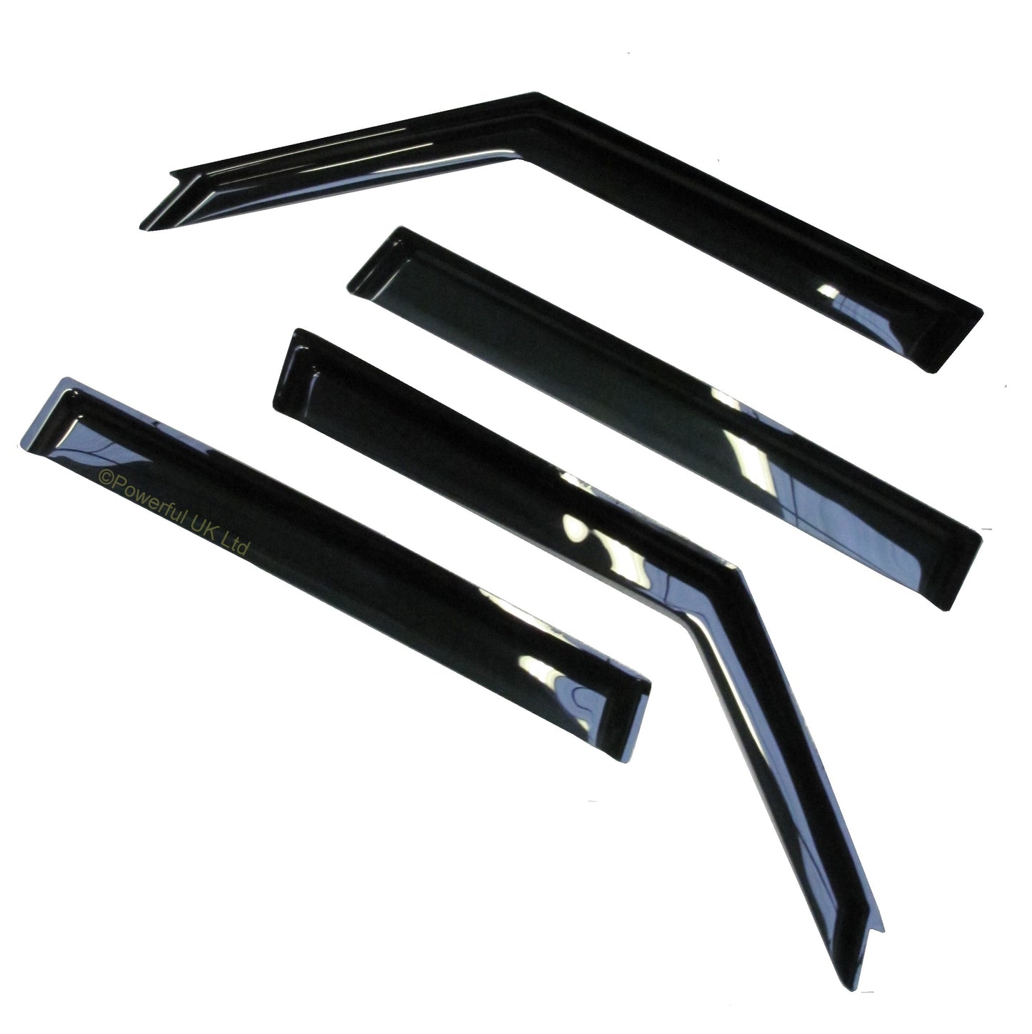 Window Wind/rain deflector tinted smoked kit for Range Rover L322 2002-12