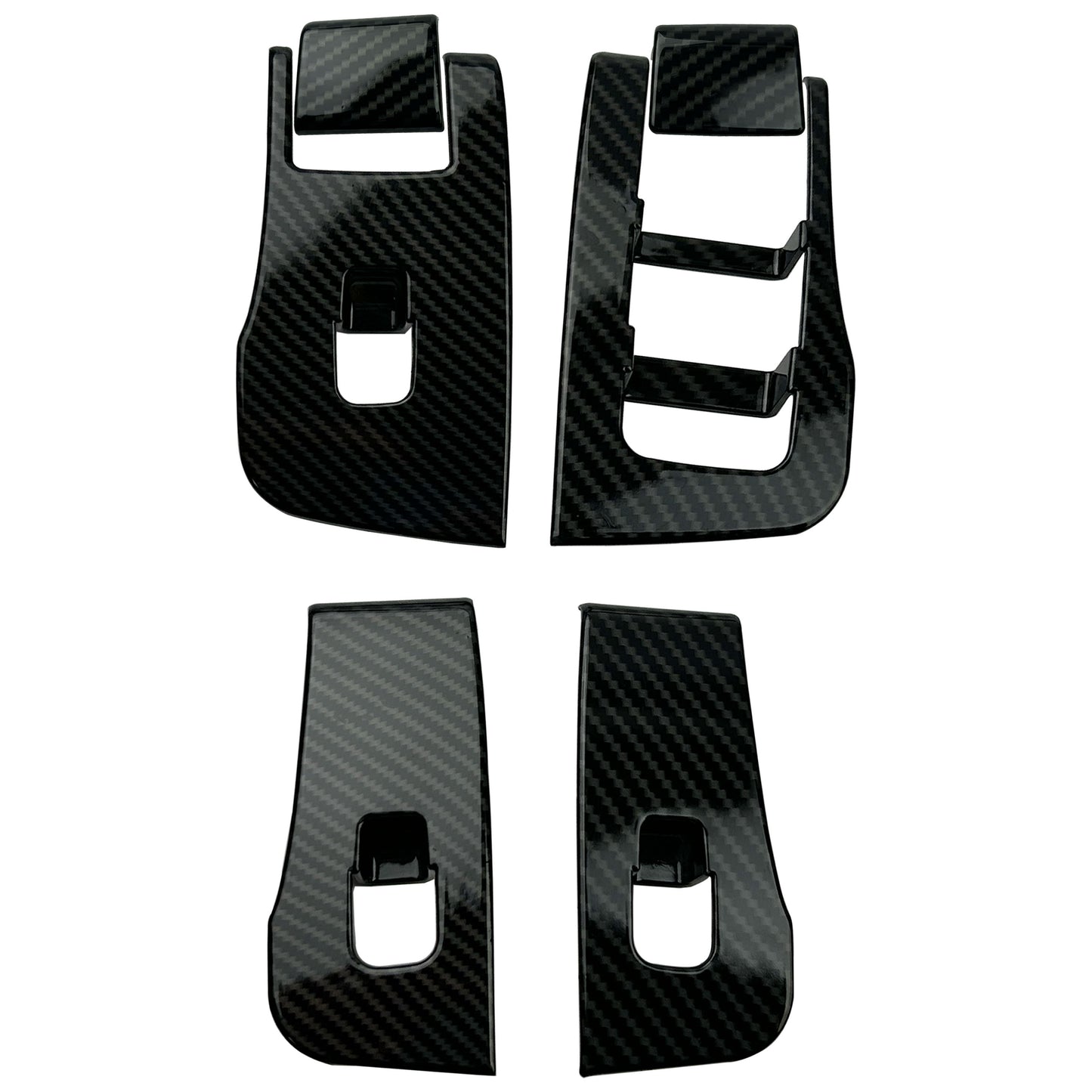 Window Switch Surrounds Trim in Carbon Fibre for Tesla Model 3 - LHD