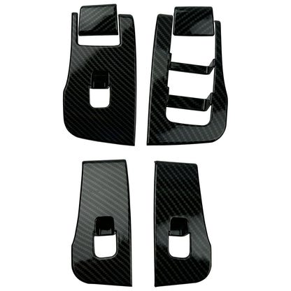 Window Switch Surrounds Trim in Carbon Fibre for Tesla Model 3 - LHD
