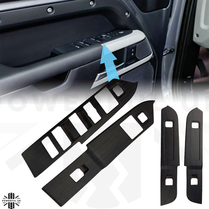 Window Switch Surround Trim - Oak Wood - for Land Rover Defender L663 LHD
