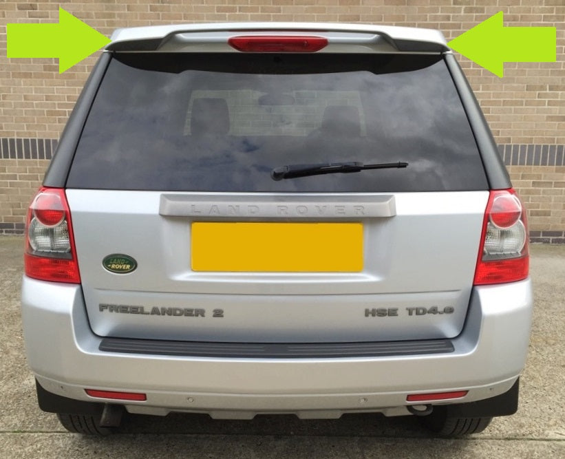 Rear Tailgate Spoiler Kit - Zermatt Silver - for Land Rover Freelander 2