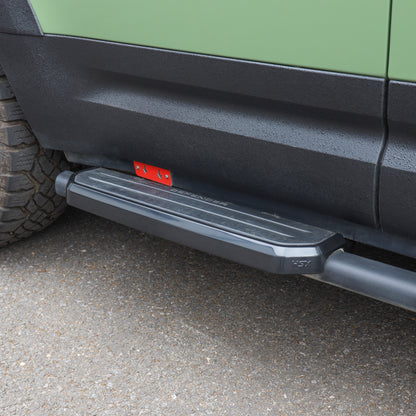 4x Side Step Covers (Smooth Finish) for Land Rover Defender L663 (110/130) - Semi-gloss Black