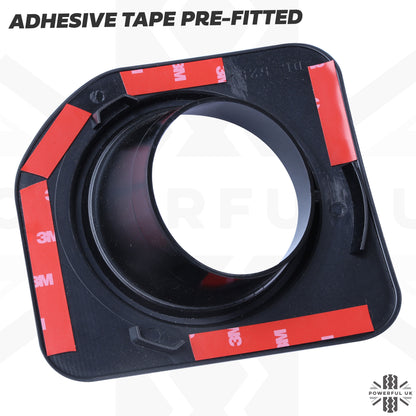 Front Bumper Fog Lamp Bezels Facelift look - Gloss Black - for Land Rover Discovery 4 2010-14