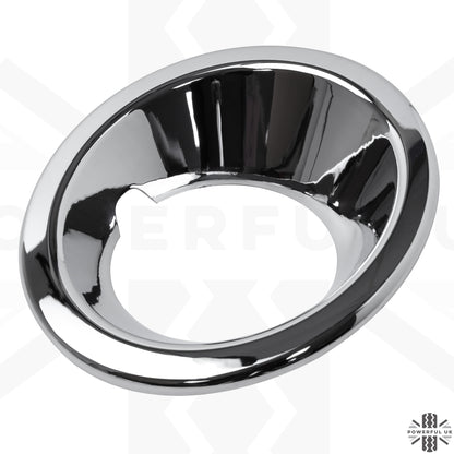 Fog Bezel COVERS for Land Rover Discovery 3 - Chrome