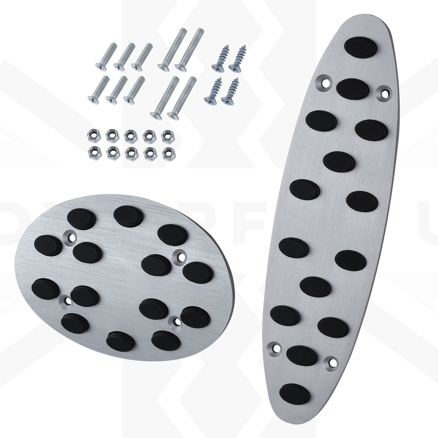 mini cooper pedal covers Aluminium Alloy Pedal Kit (2pc) for BMW Mini R50, R52, R53, R55, R56, – Powerful UK