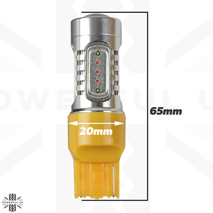 Amber LED Bulb (T20) - Single Function Indicator - PAIR