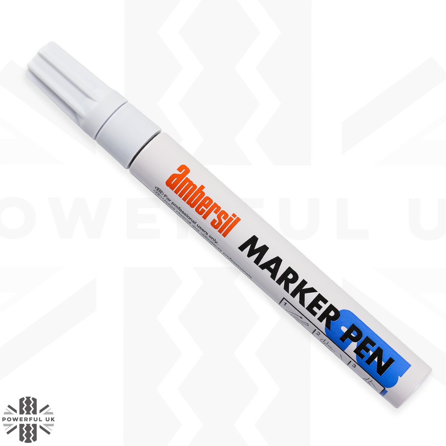 6190050006 | Ambersil Orange 3mm Medium Tip Paint Marker Pen For Use