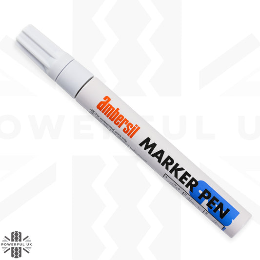 Ambersil Paint Marker Pen - White