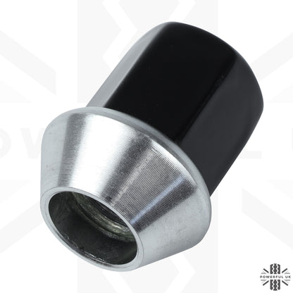5x Black Alloy Wheel Nuts for Range Rover Velar