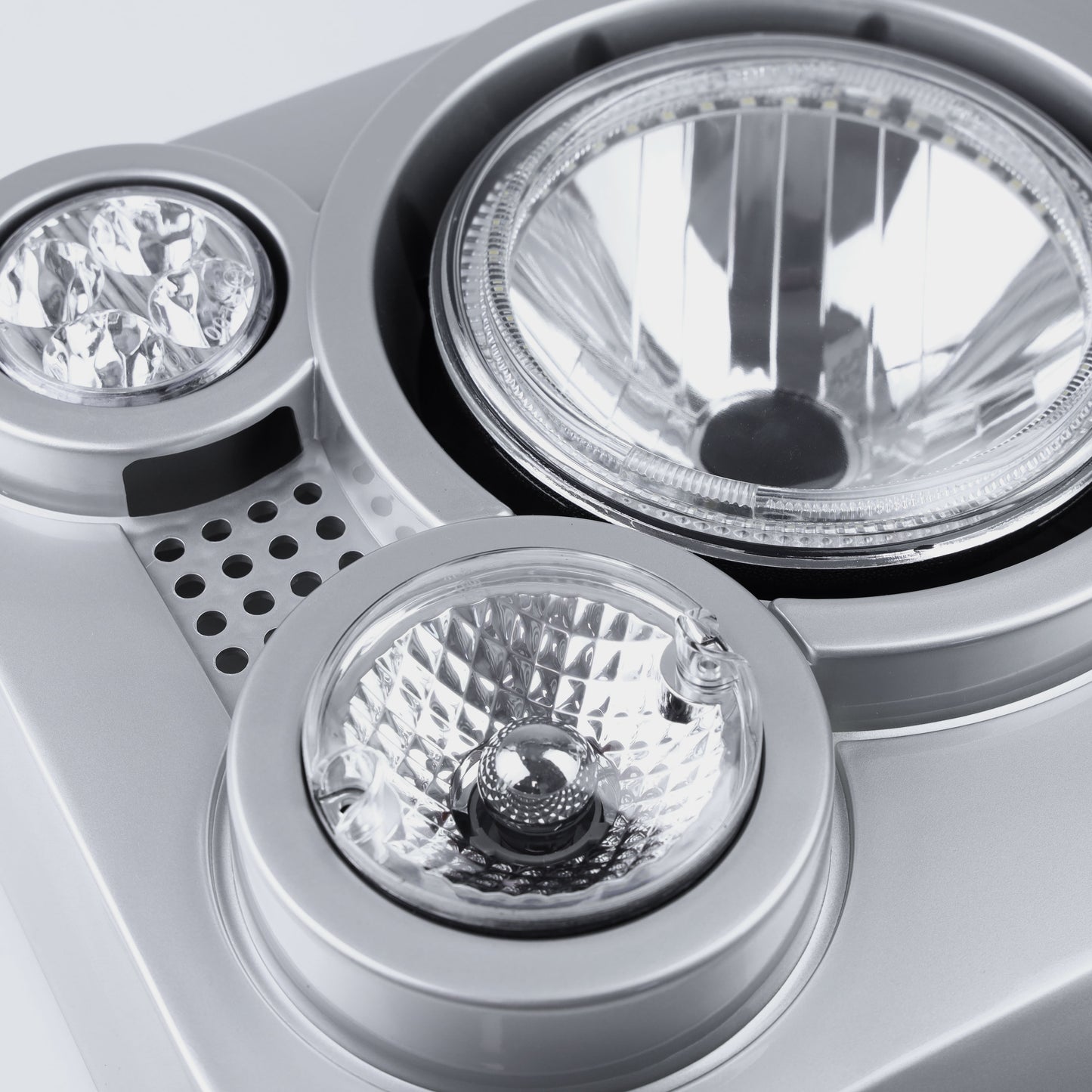 Clear Light Kit for Land Rover Defender SVX Grille - RHD