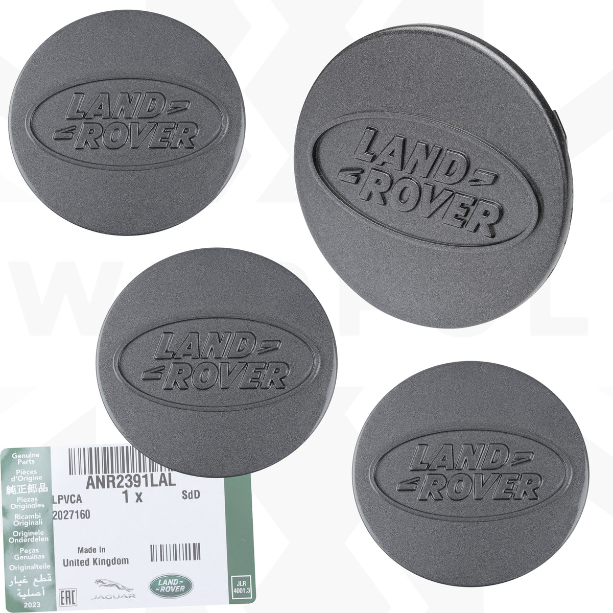 Easyparts4u 4x Alloy Wheel Centre Caps – 72mm / 75mm Universal Fit, Grey