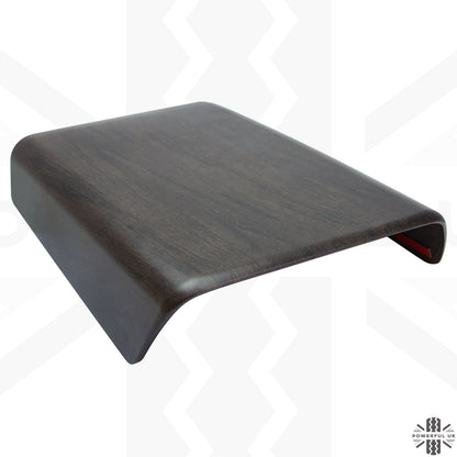 Centre Armrest Cover in Dark Oak Wood for Tesla Model 3 & Y