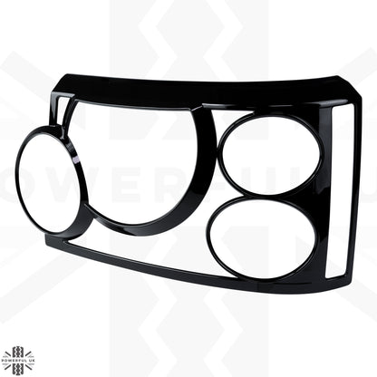 Headlamp Covers for Range Rover L322 2005-09 - Gloss Black