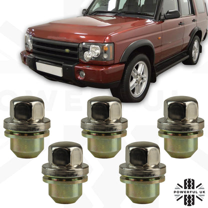 5pc Wheel nut to Fit Land Rover Discovery 2 alloy wheel 18 19 20"