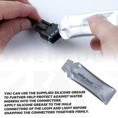 LED rear light upgrade kit for Land Rover Defender L663 - White+Amber