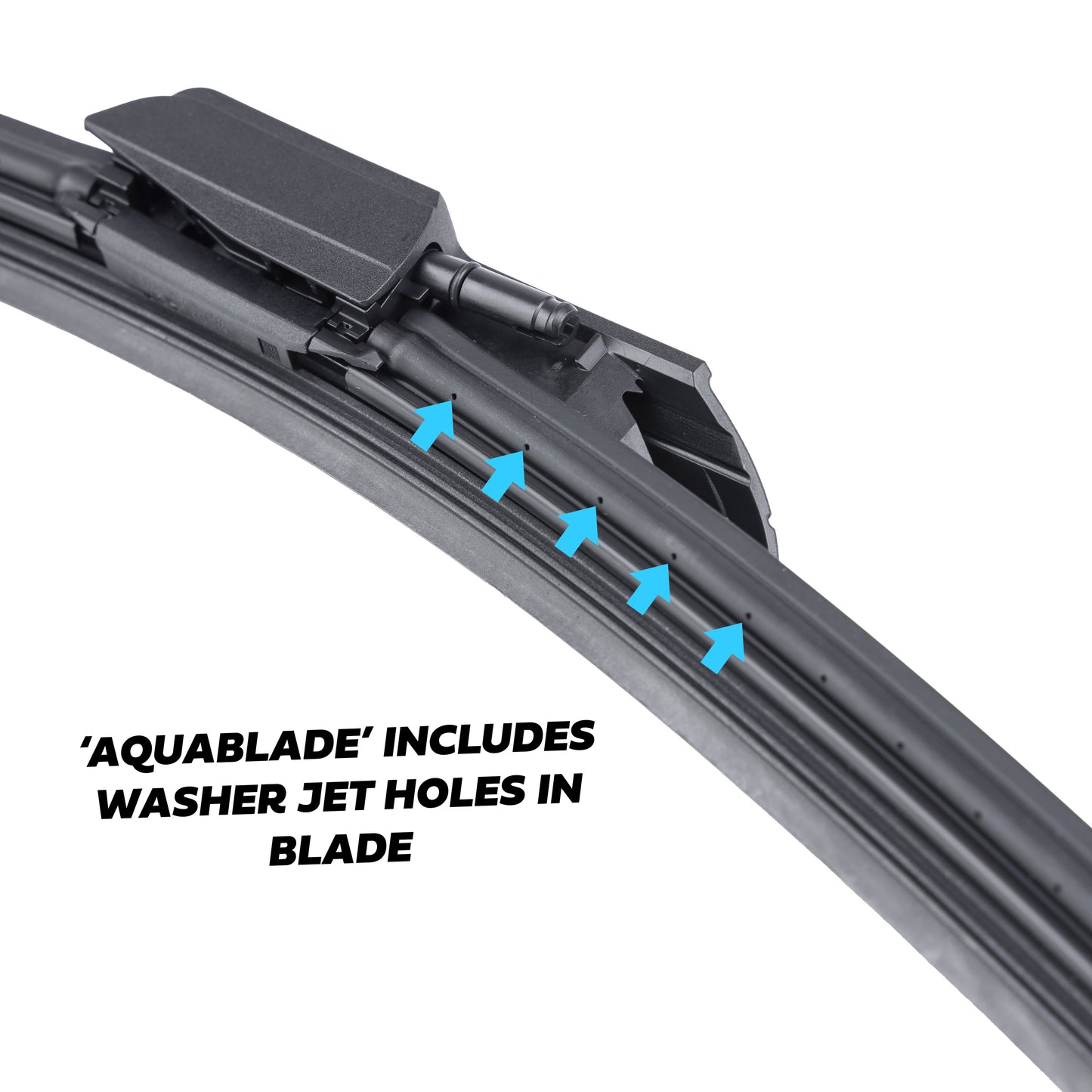 2x Front Wiper Blades for Land Rover Defender L663 - Late Type (Aquablade) - RHD