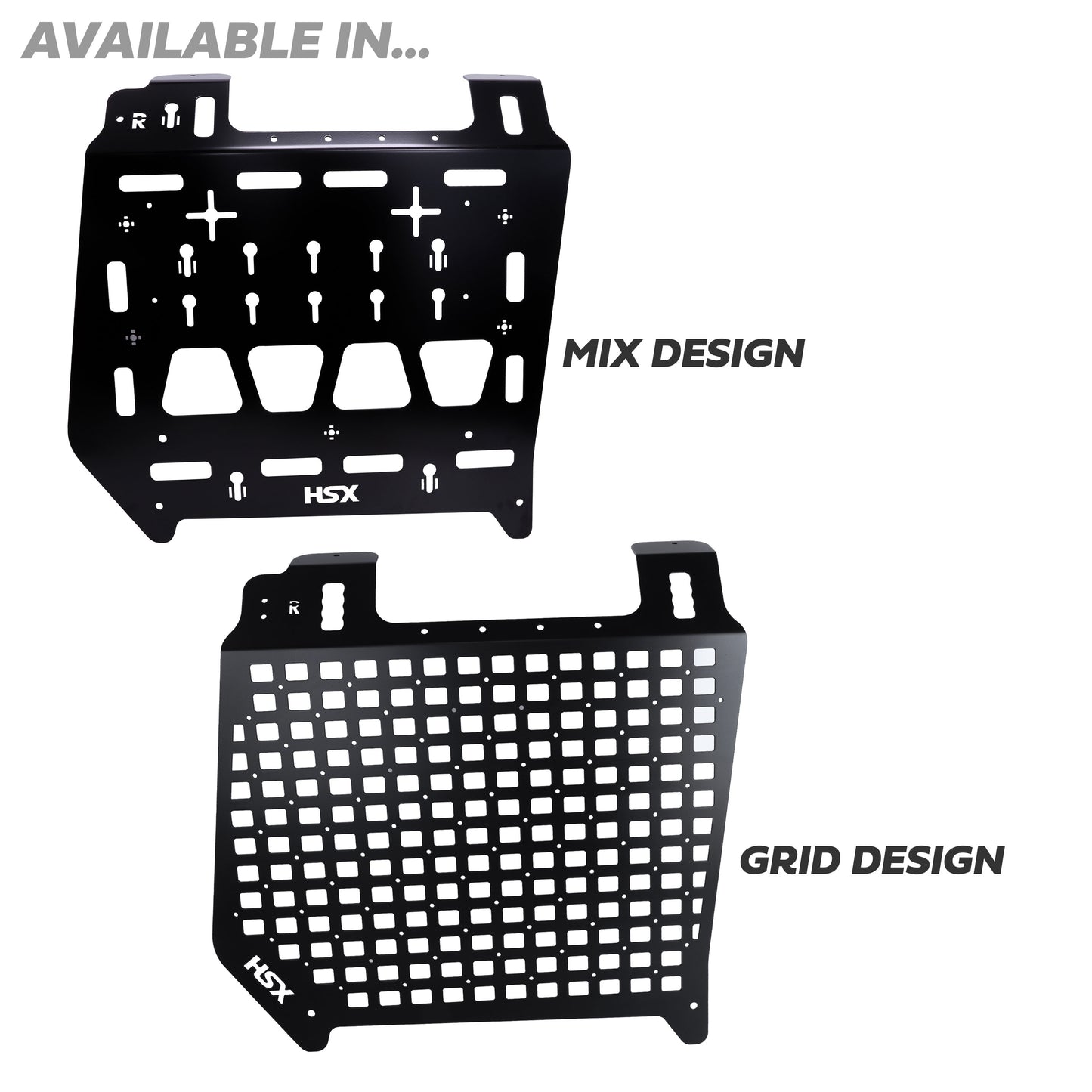 Molle Plate Kit - Mix Design - PAIR - for Land Rover Discovery 3/4
